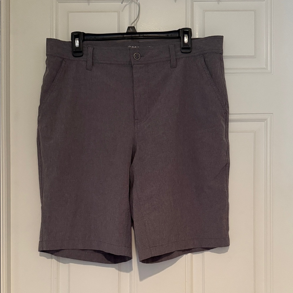 Classic Charcoal Flat Front Shorts